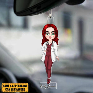 Lovely Nurse Doll,Personalized Acrylic Ornament - Nurse's Day, Appreciation Gift For Nurse