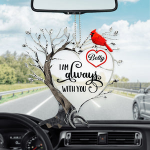 Cardinal Memorial Tree Personalized Flat Acrylic Ornament