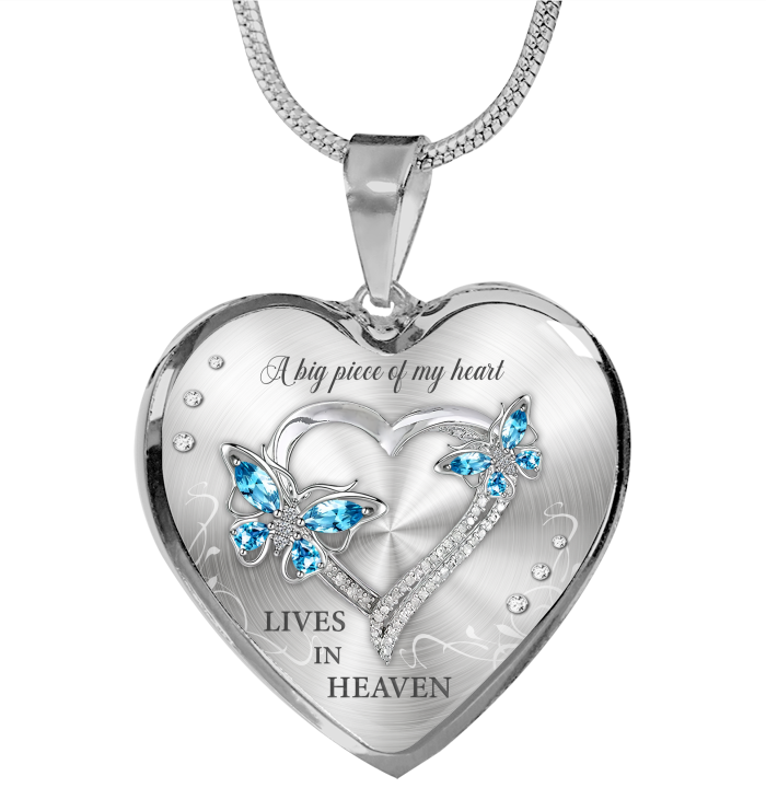 A Big Piece Of My Heart Heart Necklace