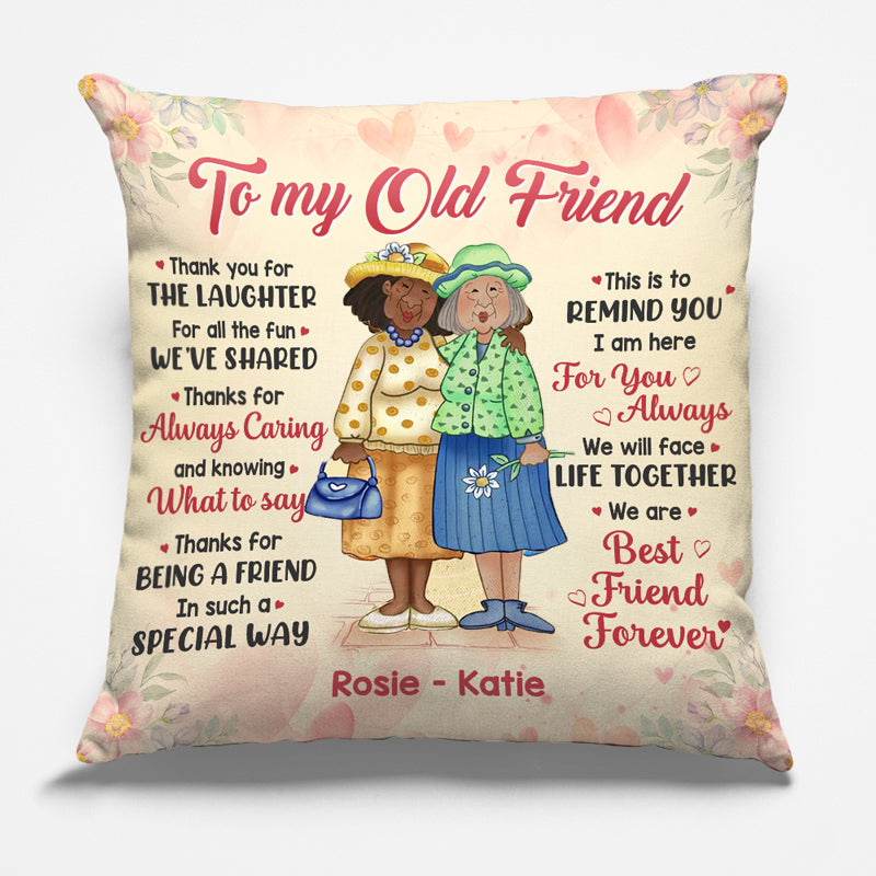 I Am Here For You Always - Bestie Personalized Pillow - Gift For Best Friends