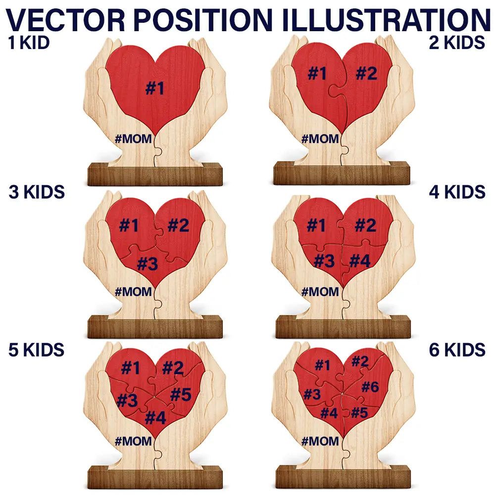 Your Arms Forever Open Your Hugs That Hold Us Tight - Personalized Family Wooden Puzzle