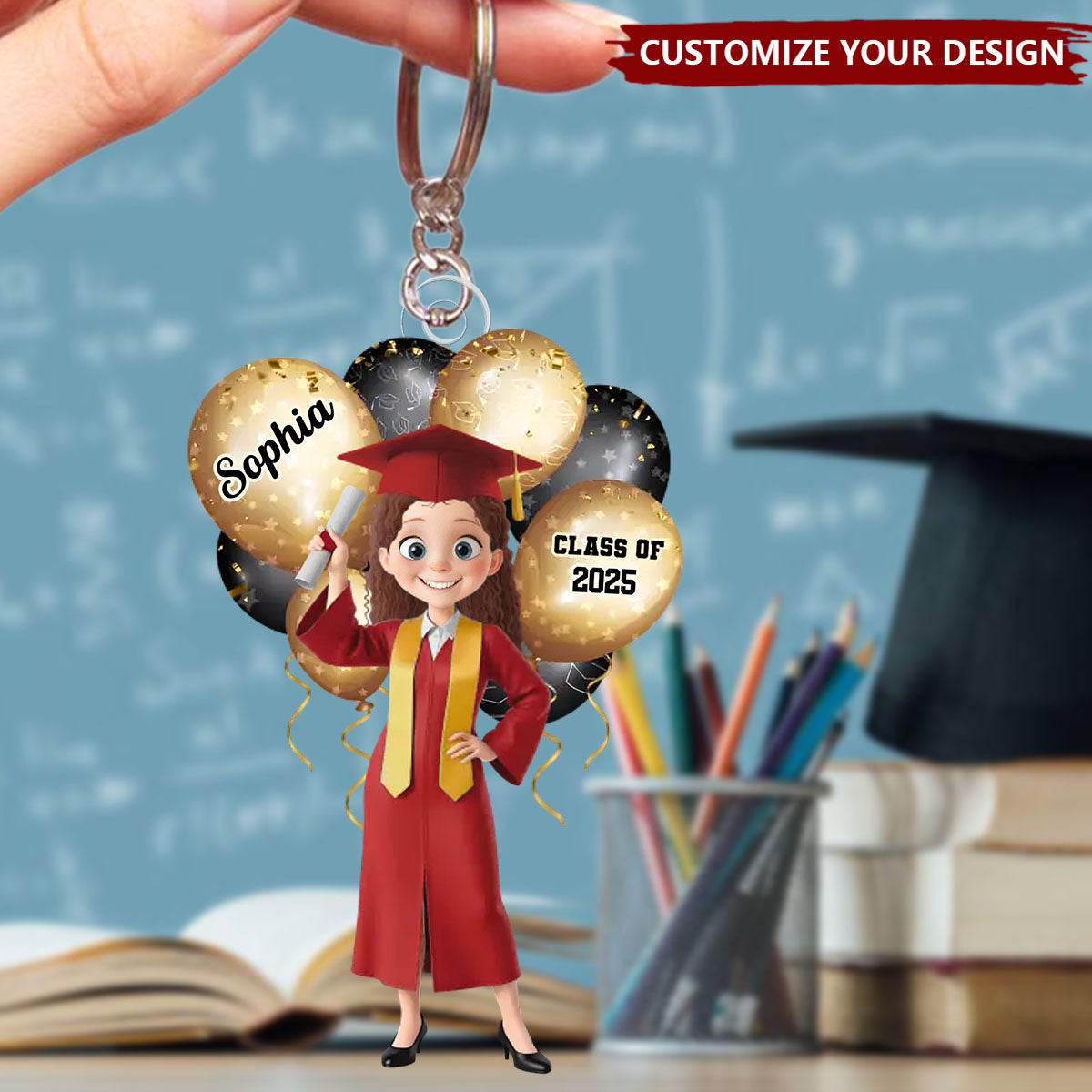 Graduate Today, Legend Forever - Family Personalized Acrylic Keychain