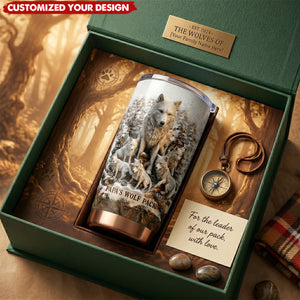 Papa Wolf Pack - Personalized Father Tumbler