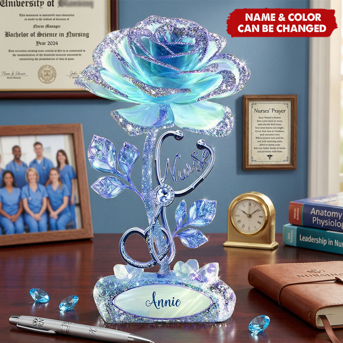 Nurse Life - Personalized Nurse Custom Shaped Acrylic Plaque