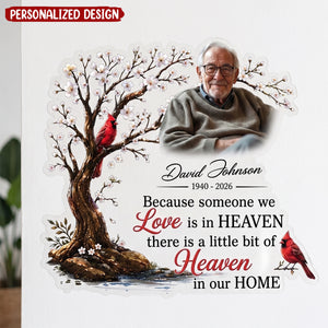 A Little Piece Of Heaven Is Always With Us - Personalized Decal