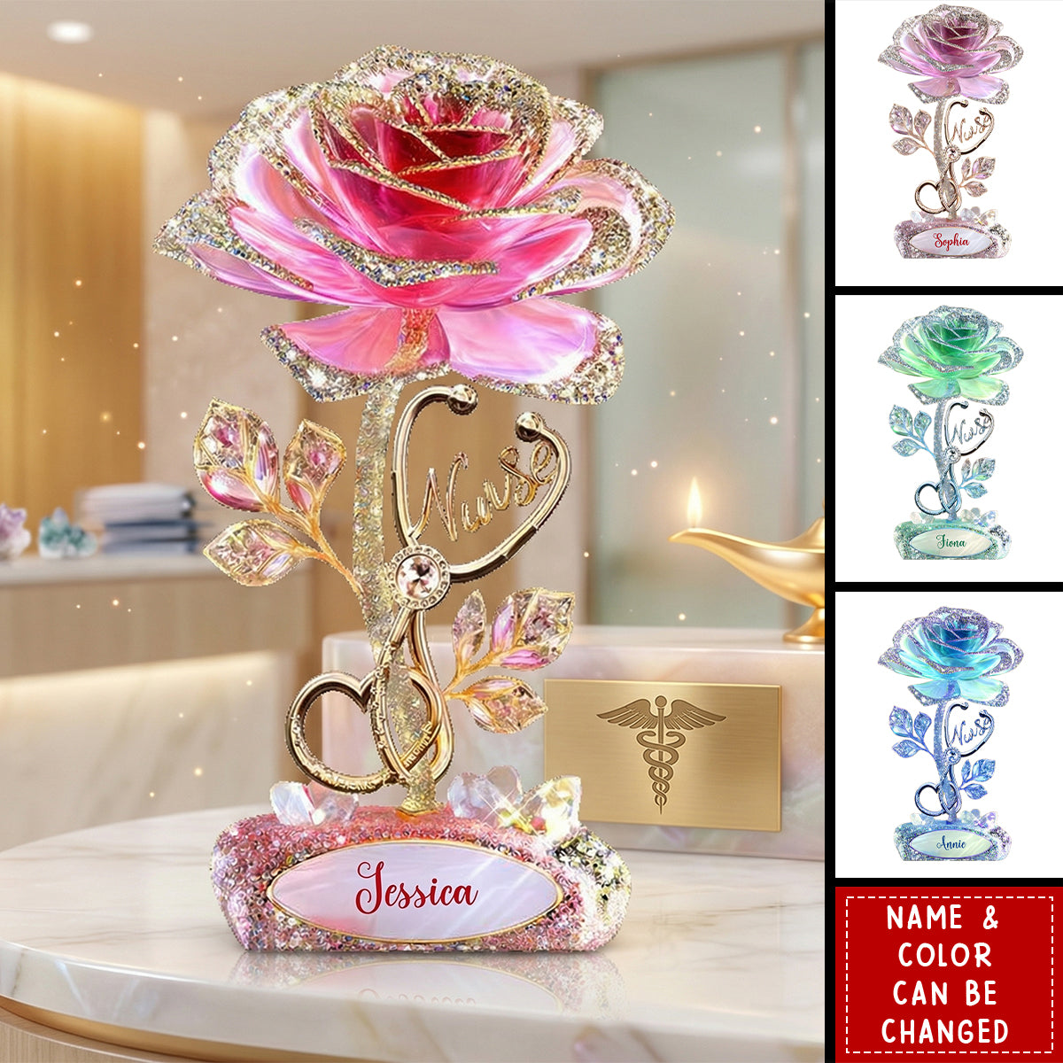 Nurse Life - Personalized Nurse Custom Shaped Acrylic Plaque