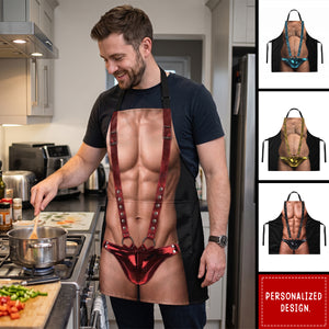 Custom Funny Apron With Pocket - Personalized Birthday Gifts