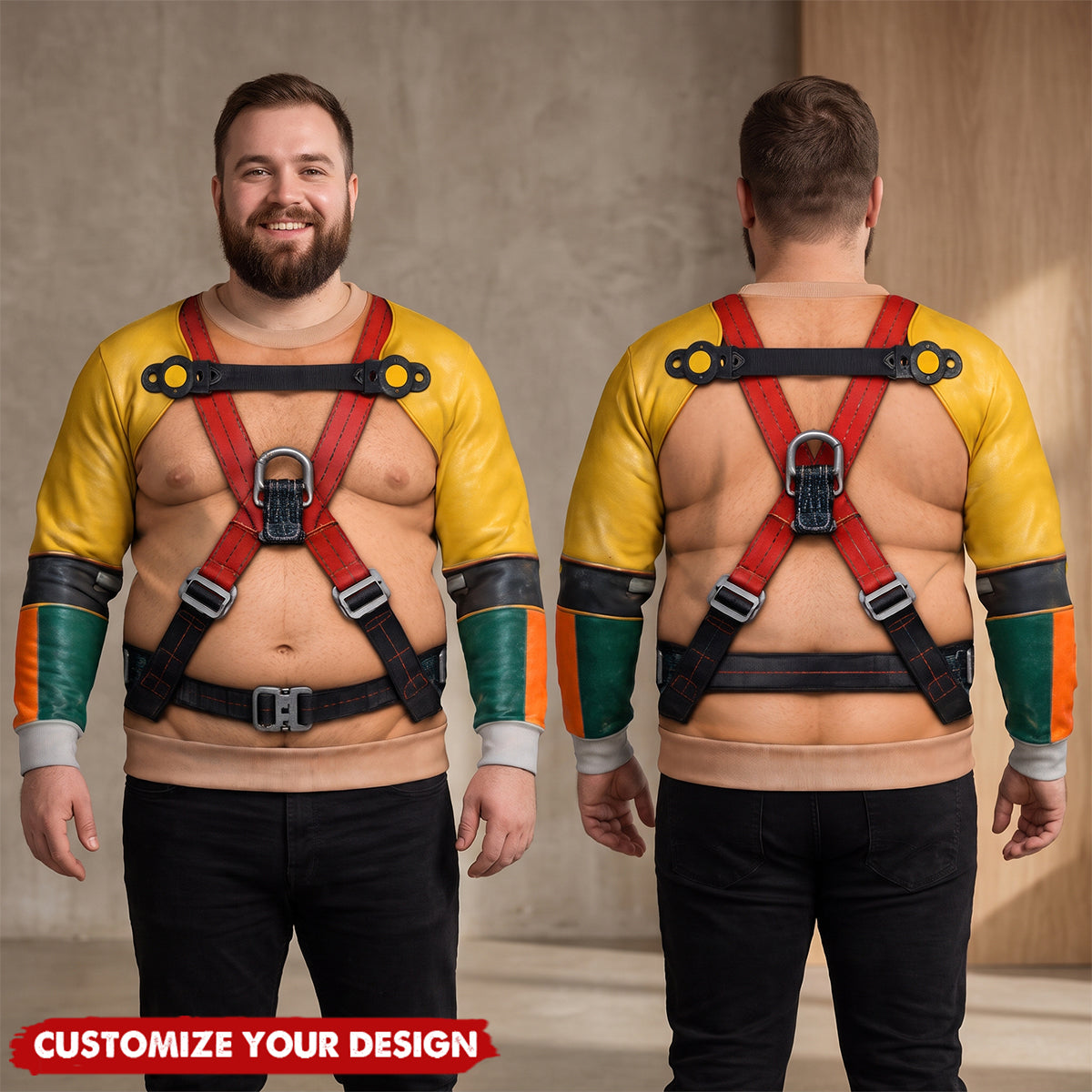 Muscle Lineman Shirt - Personalized Funny Christmas Gifts For Lineman