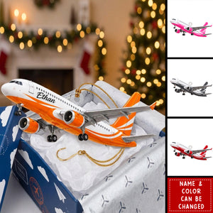 Personalized Airplane Acrylic Ornament, Gift For Pilot & Aviation Lovers