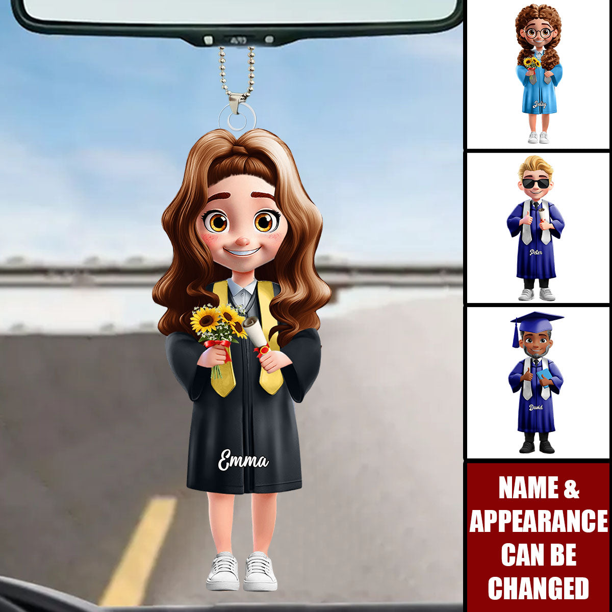 Graduation A Sweet Ending To A New Beginning - Personalized Acrylic Ornament