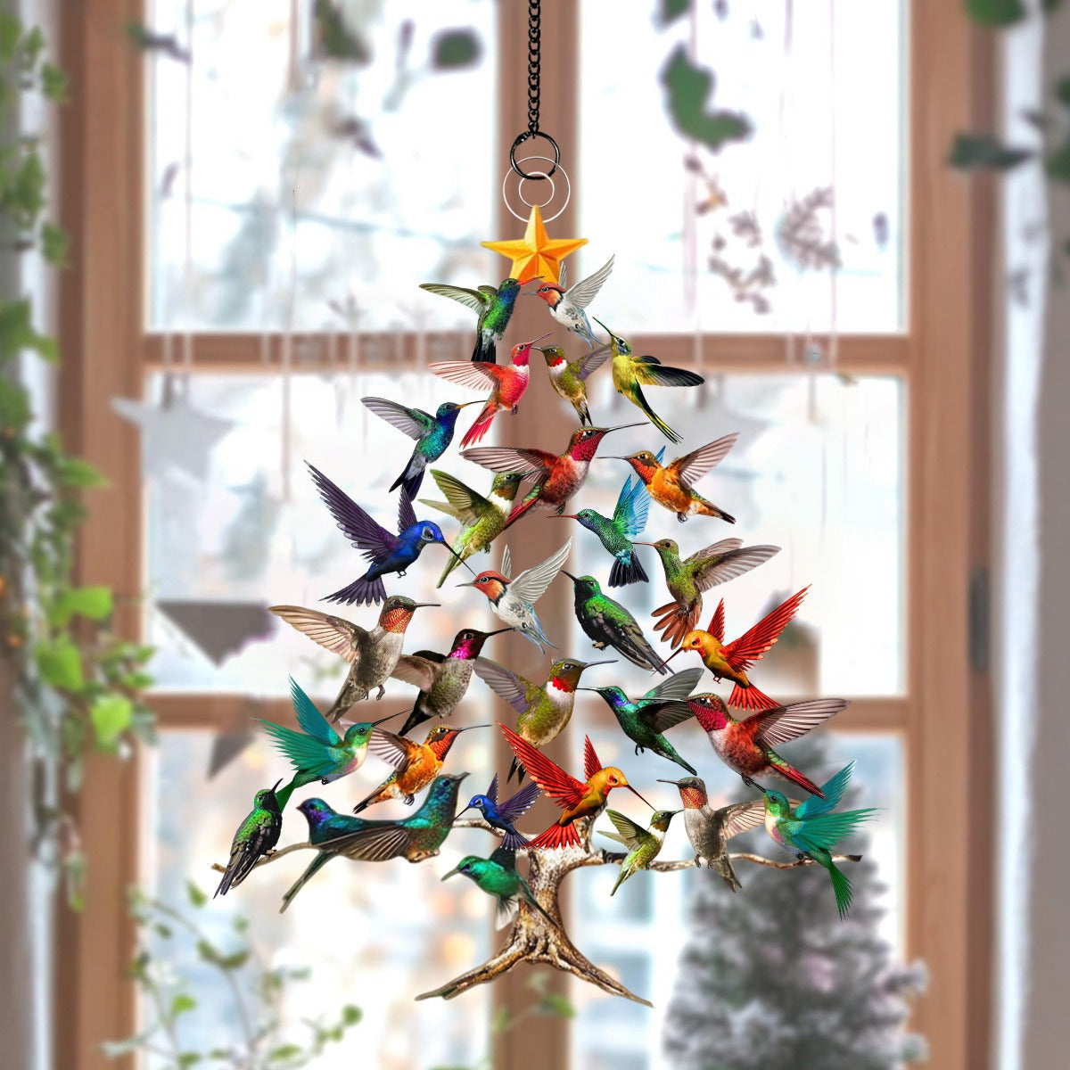Hummingbird Window Hanging Suncatcher Ornament - Perfect Gift For Hummingbird Lovers