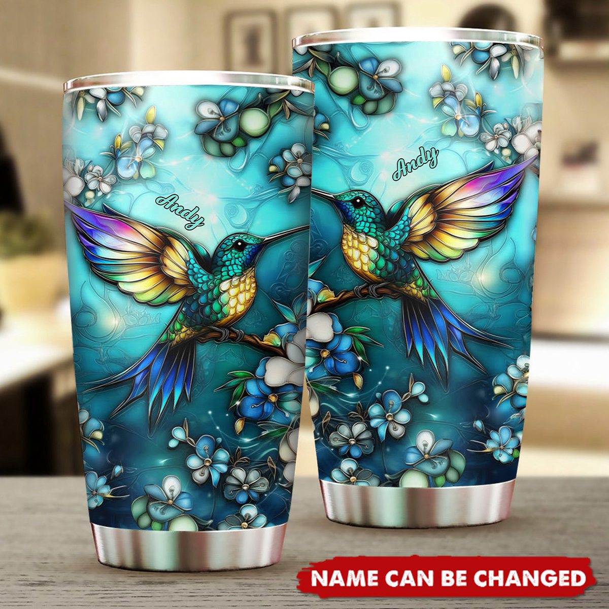 Seek The Sweet Nectar Of Life Personalized Name Tumbler