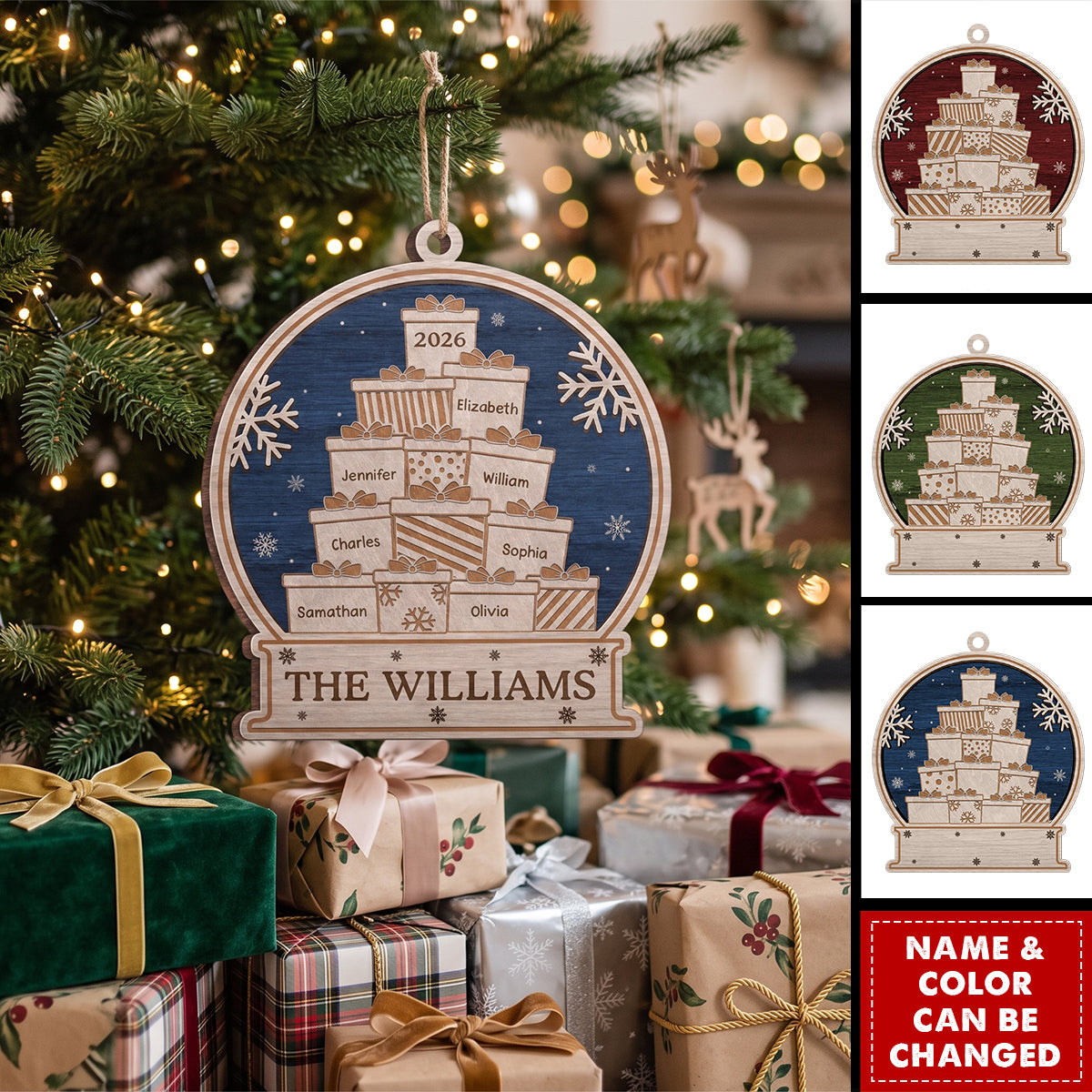 Personalized Wood Ornament – Christmas Gift For Family – We're Definitely On The Cute List