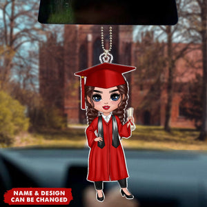 Graduation Gift for Girl - Personalized Acrylic Car Ornament