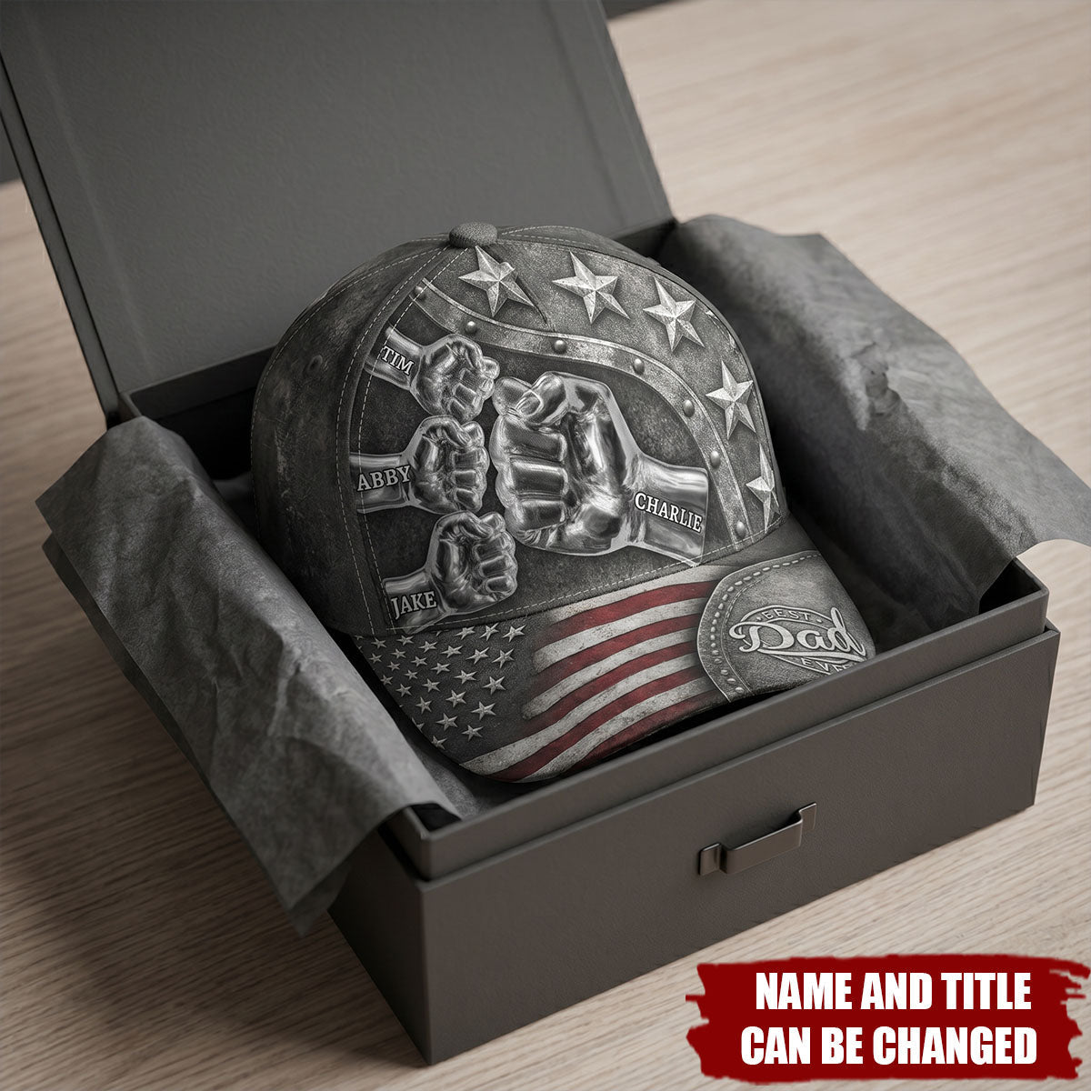 Best Dad Ever - Personalized Cap, Gift For Dad, Papa