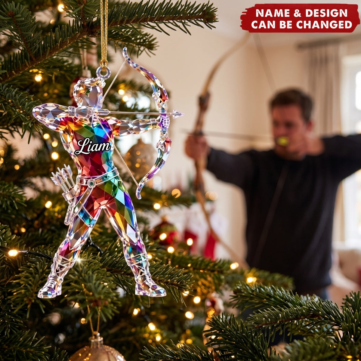 Archery – Personalized Acrylic Custom Shape Ornament