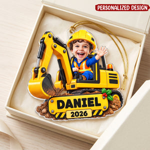 Custom Photo Acrylic Ornament - Personalized Christmas Birthday Gifts For Kids