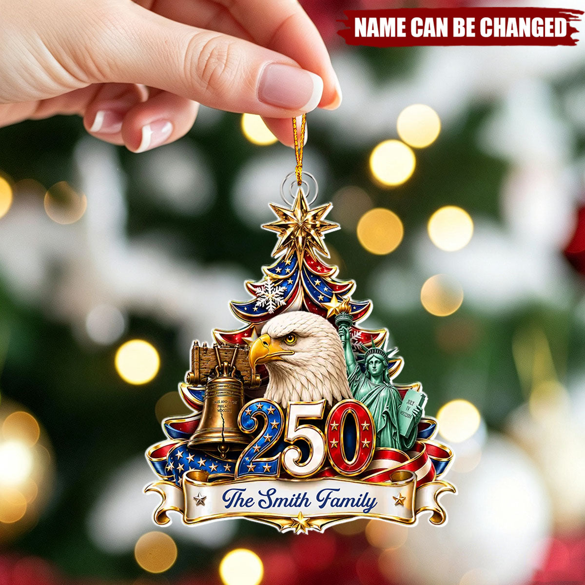 Strong Roots Proud Family - Personalized Acrylic Custom Shape Ornament