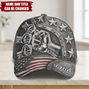 Best Dad Ever - Personalized Cap, Gift For Dad, Papa
