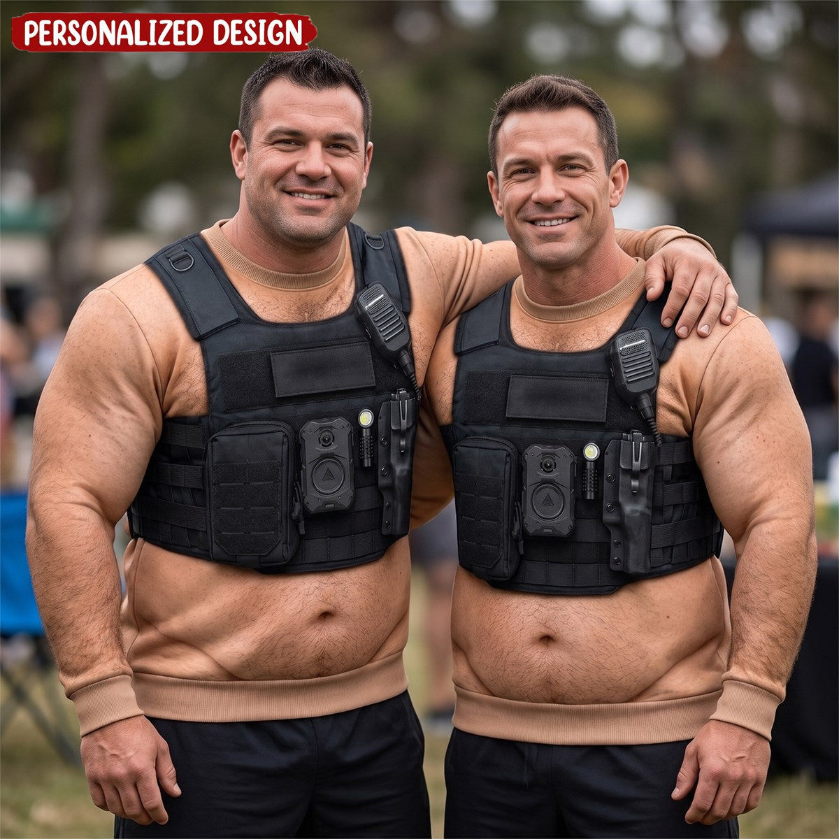 Police Officers Tactical Vest Shirt - Personalized Gifts For Police Officers