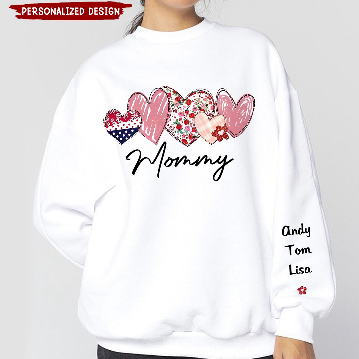 Make Everything Better - Family Personalized Unisex Sweatshirt With Design On Sleeve