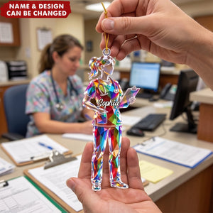 To the Best Nurse Ever – Personalized Acrylic Custom Shape Ornament