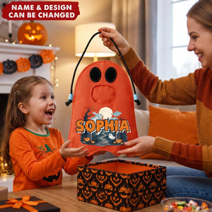 Too Cute To Spook - Personalized Ghost Bag, Gifts For Kids