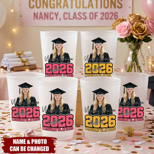 Custom Photo Graduation Cups - Personalized Graduation Gifts For Him, Her - The Journey Was Worth It