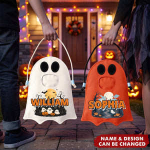 Too Cute To Spook - Personalized Ghost Bag, Gifts For Kids