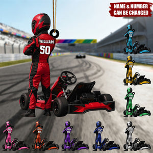 Personalized Formula 1 Acrylic Ornament: F1 Racer Gift