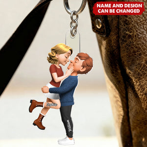 Annoying Each Other Since - Personalized Keychain, Gift for Couple