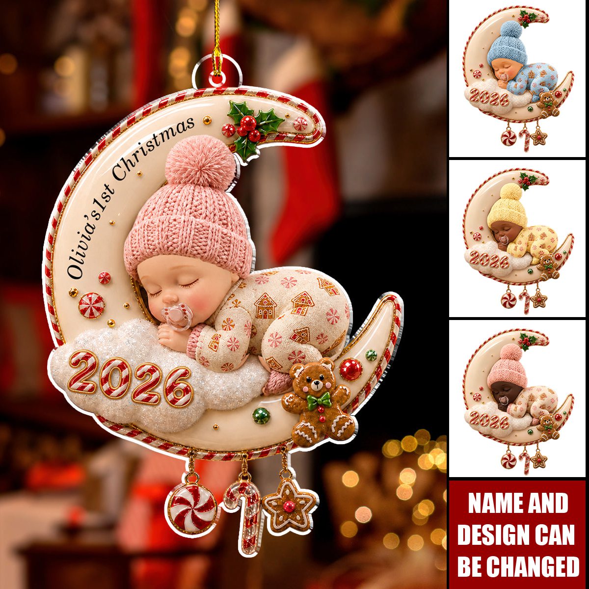 Baby Christmas - Personalized Acrylic Ornament