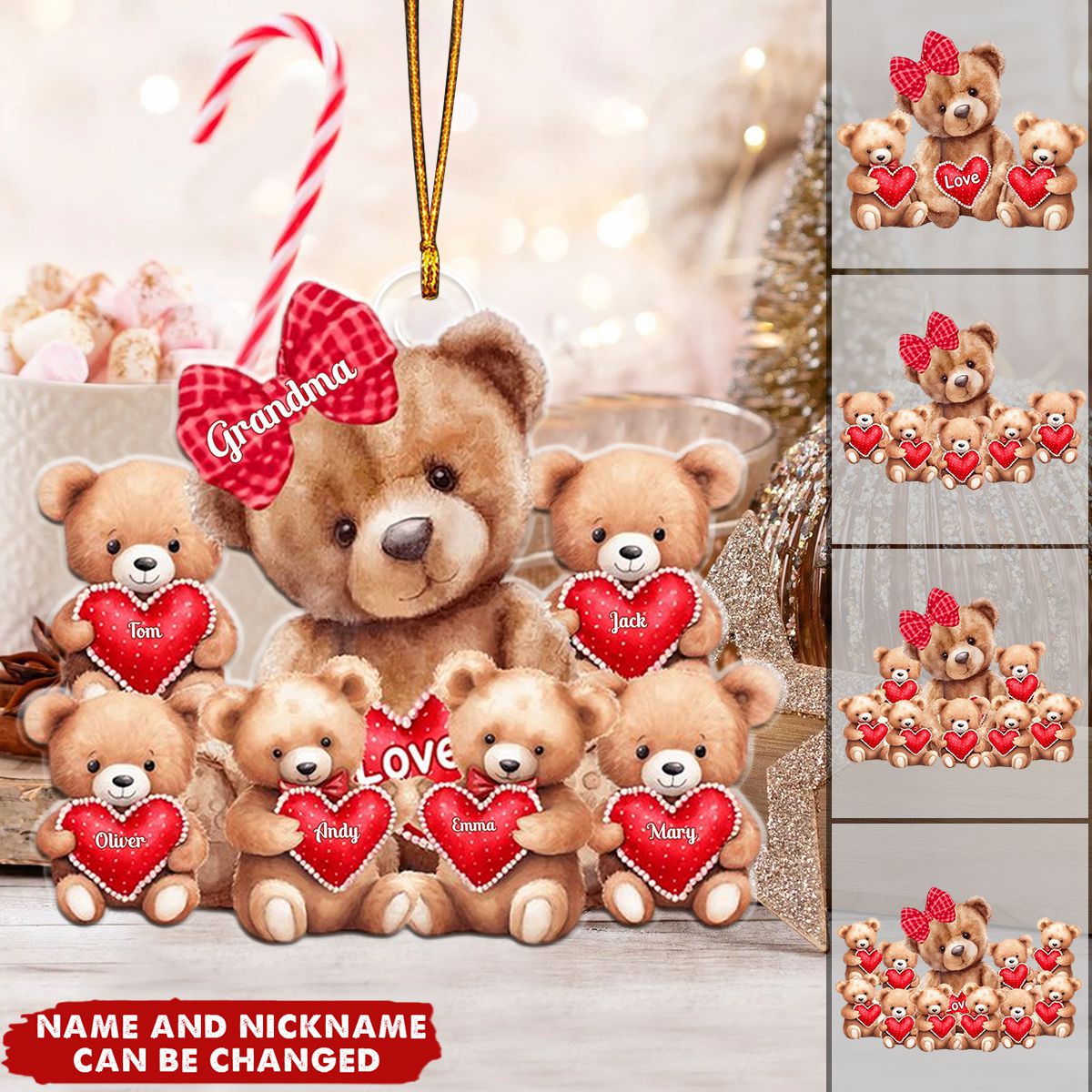 Best Gift For Grandma And Mom - Personalized Ornament