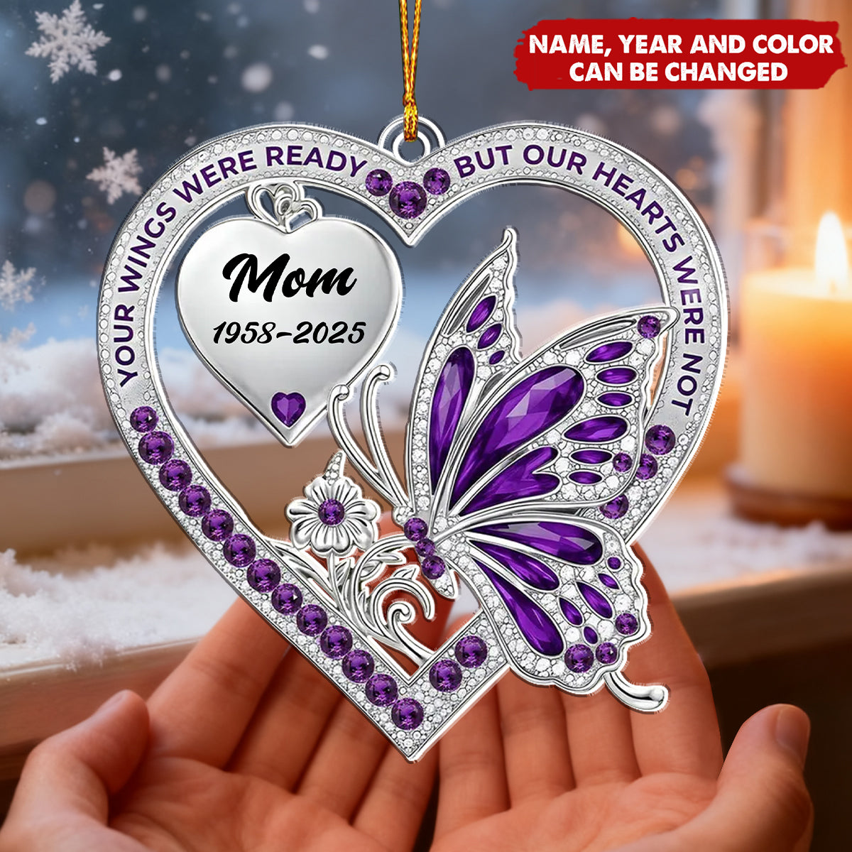 Your Wings - Personalized Custom Acrylic Ornament