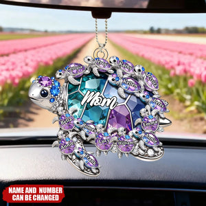 Custom Shaped Acrylic Car Ornament - Personalized Mother's Day Birthday Gifts