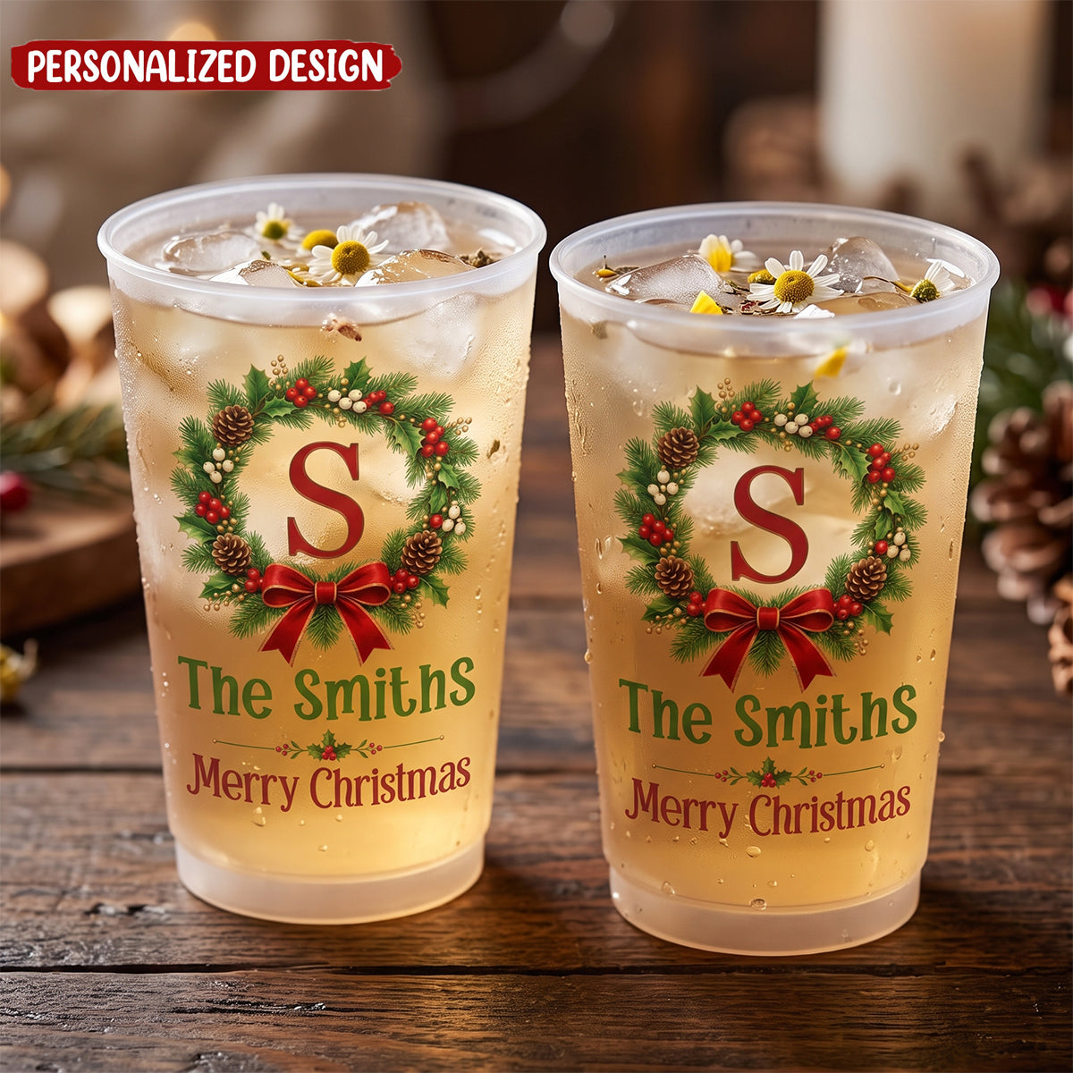 Custom Party Cups - Personalized Christmas Birthday Gifts