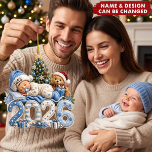 Baby First Christmas – Personalized Acrylic Custom Shape Ornament