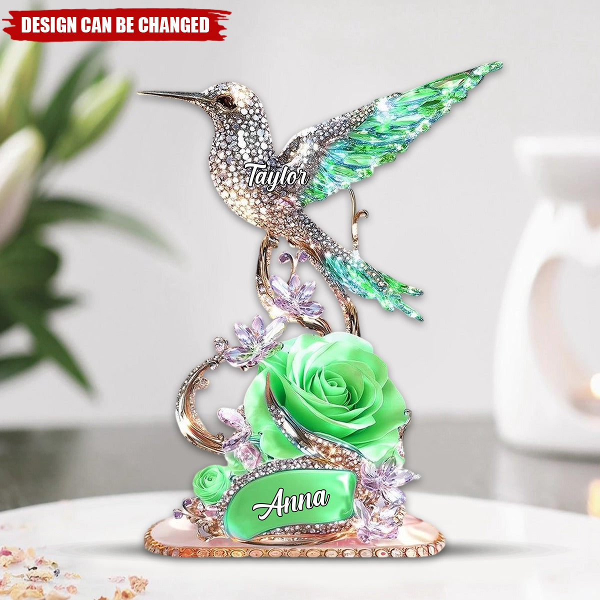 We Love You Gift For Mom, Grandma - Personalized Mother Custom Shaped Acrylic Plaque