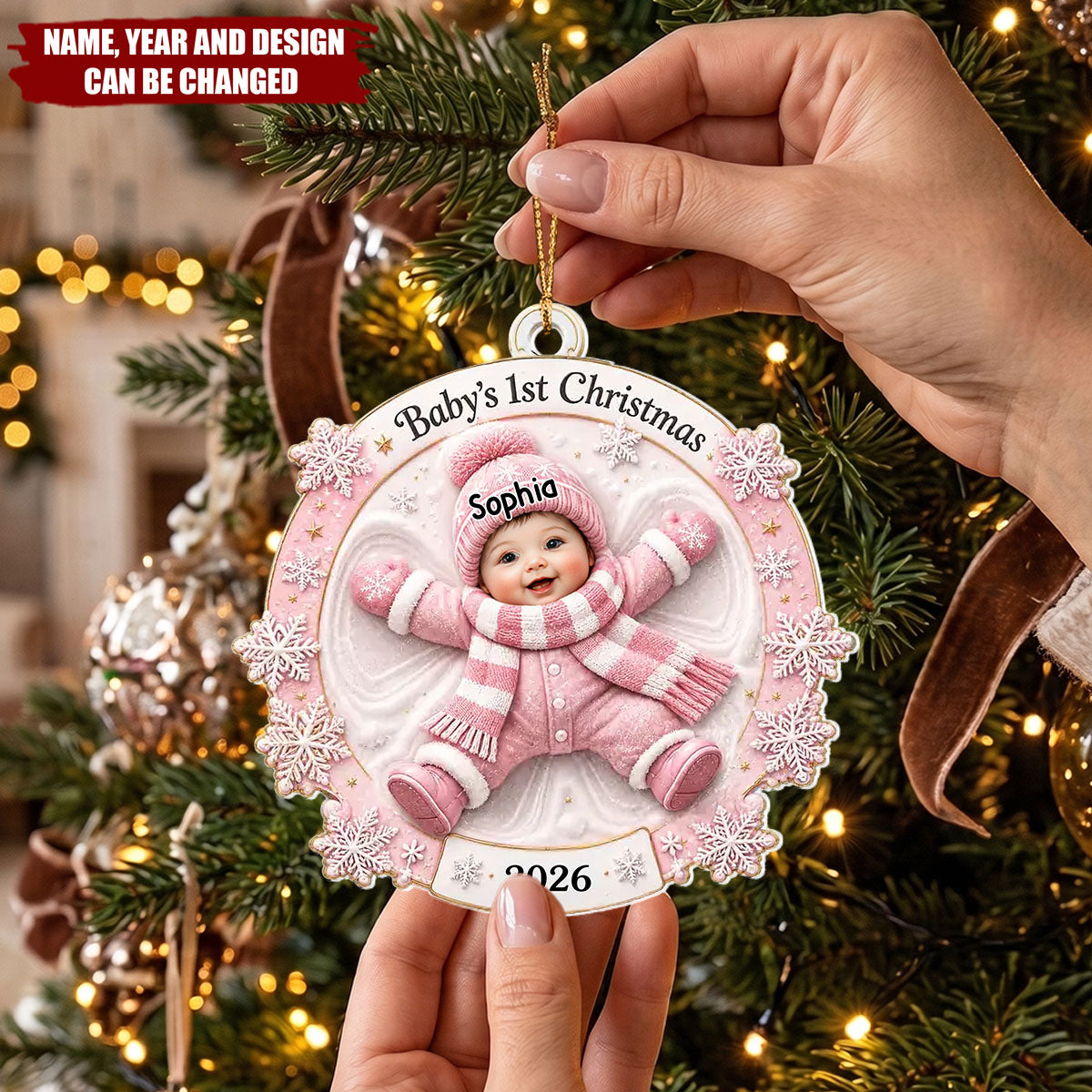 Little Miracle Big Love - Personalized Acrylic Custom Shape Ornament