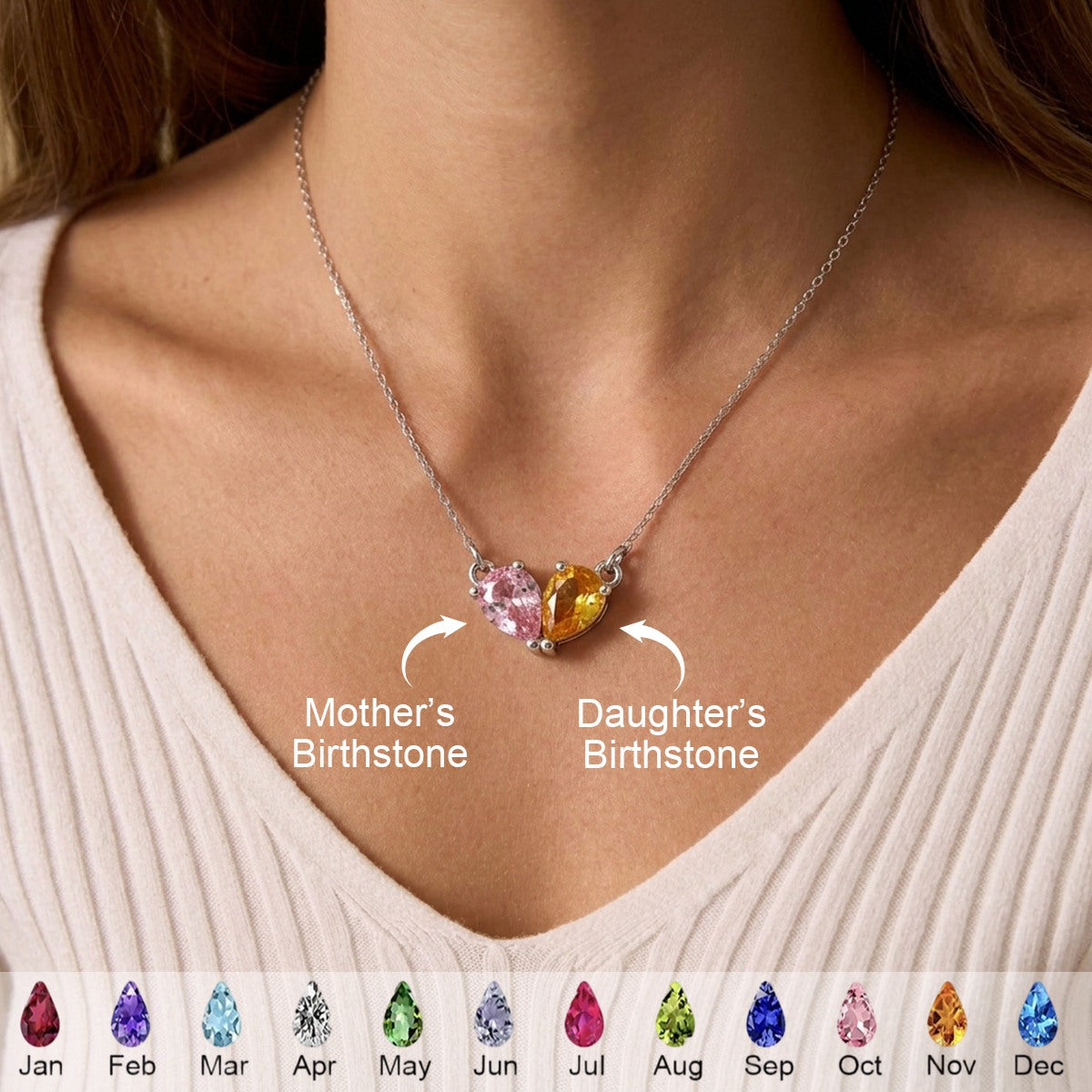 We Create The Most Powerful Kind Of Love- Personalized Birthstone Necklace