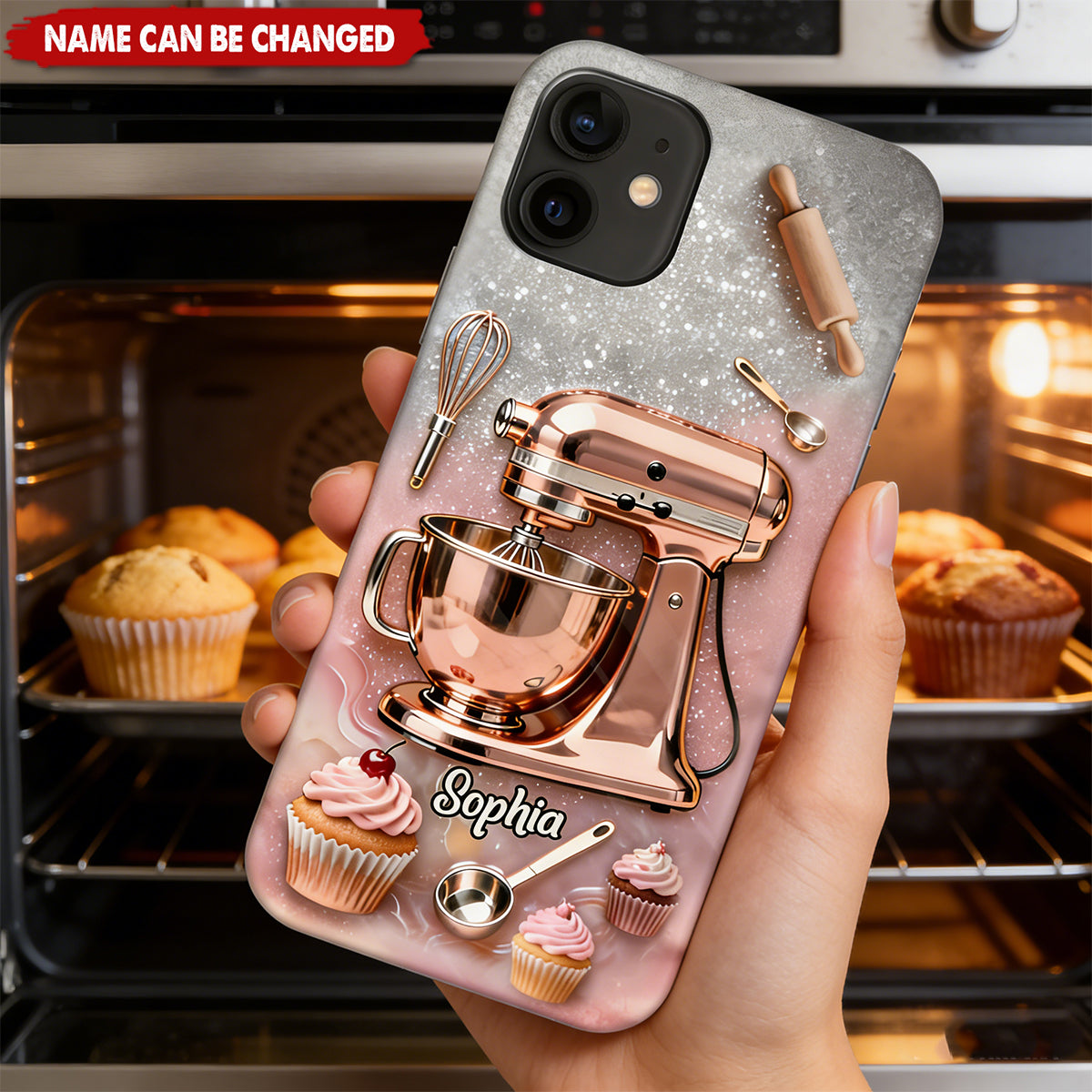 Love Baking - Personalized Baking Full Print Phone Case