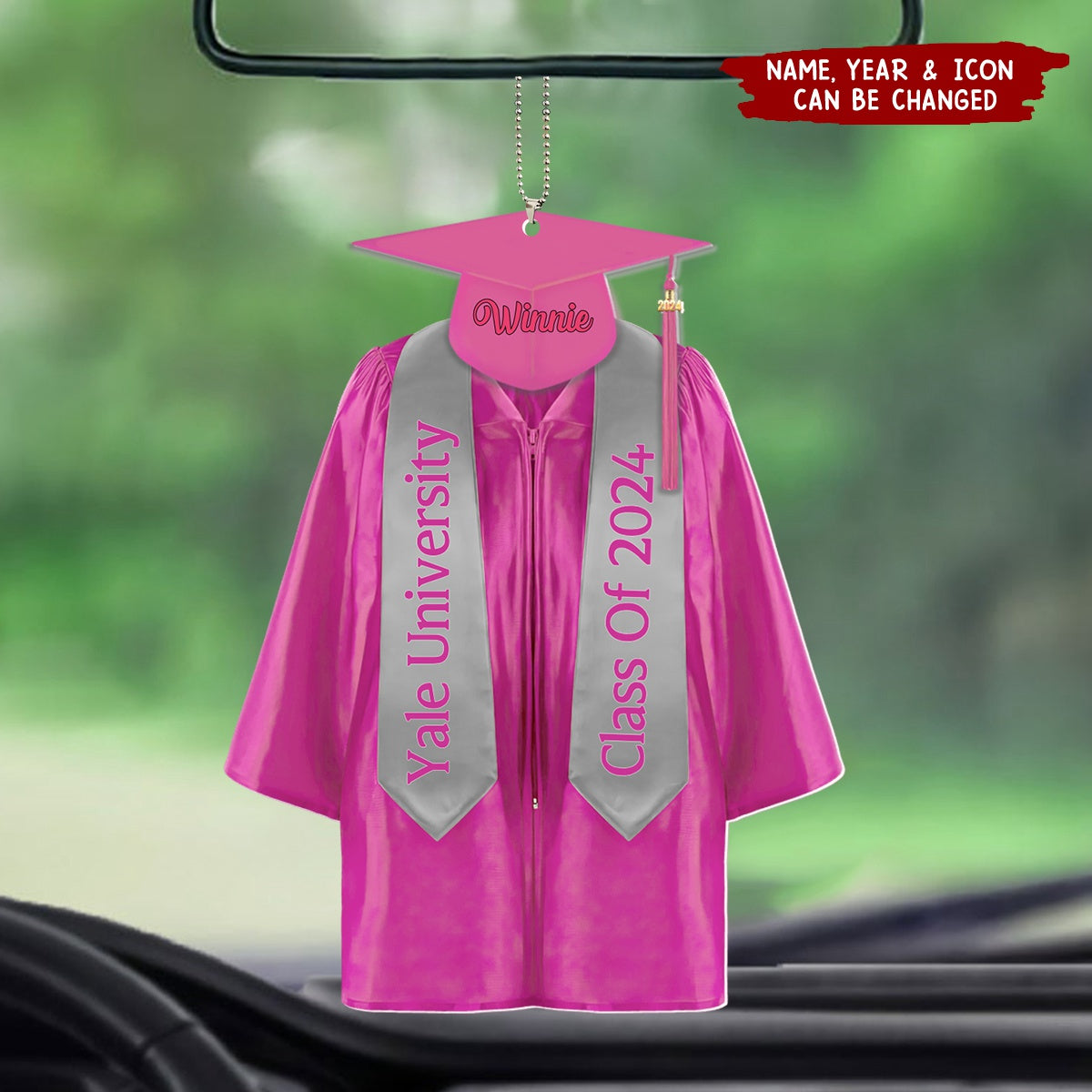 Graduation Robes And Hat For Bachelor, Senior Acrylic Ornament Personalized Gift