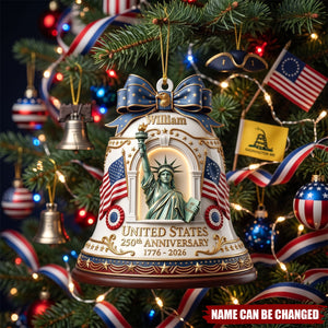 250th Anniversary of Americana Ornament, Independence Day Gift