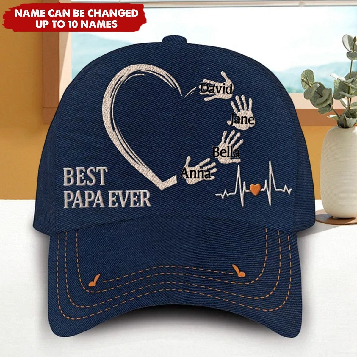 Personalized Where Love Never Ends - Family Custom Hat, All Over Print Classic Cap - Gift For Family Members