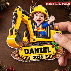 Custom Photo Acrylic Ornament - Personalized Christmas Birthday Gifts For Kids