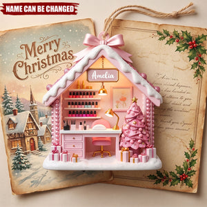 Where Every Nail Is A Masterpiece, Wood Ornament, Gift For Nail Artist