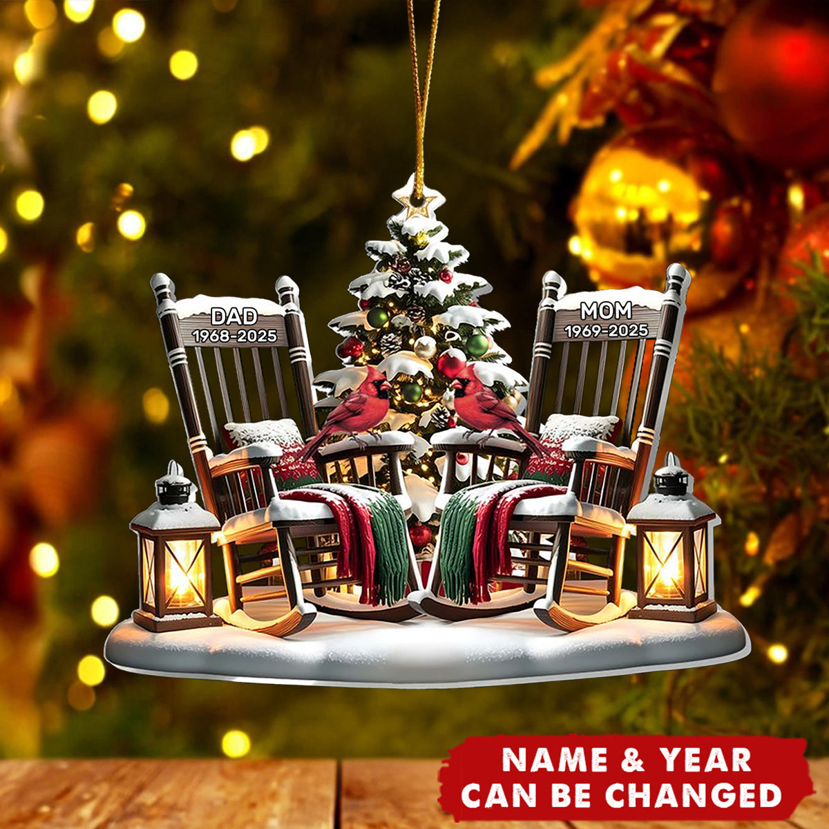 Christmas In Heaven - Personalized Acrylic Ornament