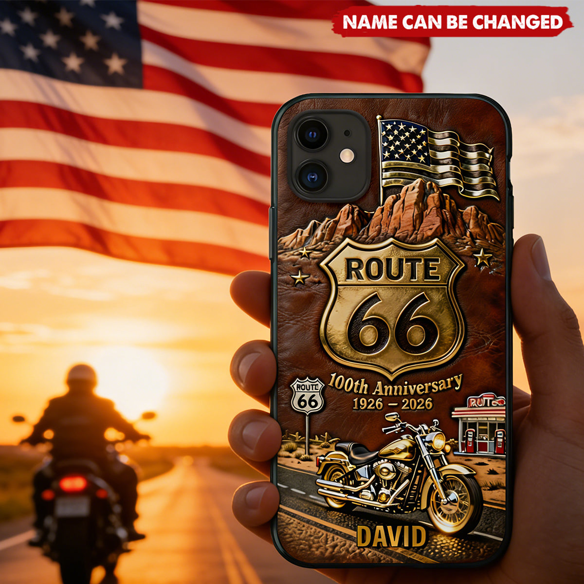 100th Anniversary Motorcycle - Personalized Phone Case, Gift For Bikers