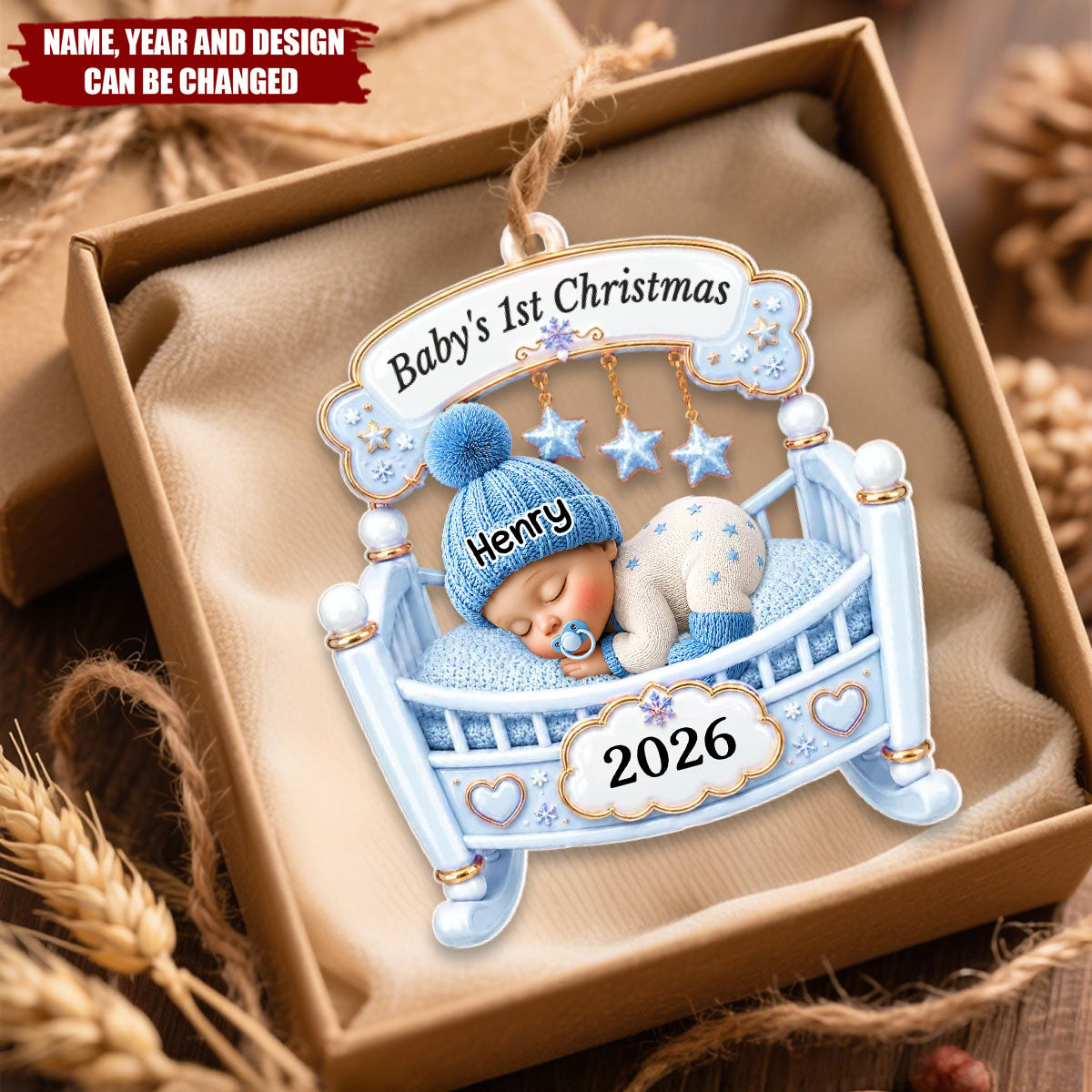The Sweetest Miracle - Personalized Acrylic Custom Shape Ornament