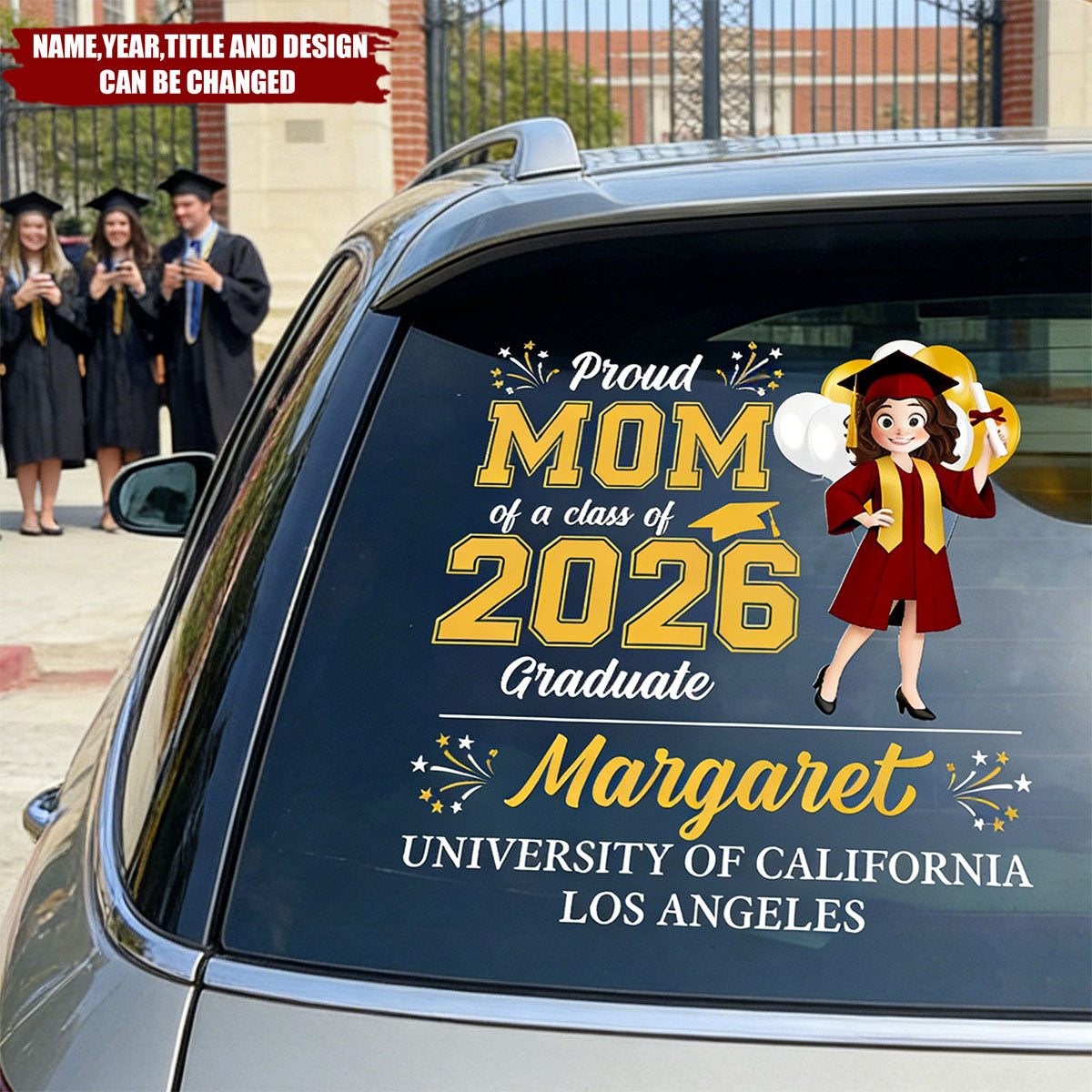 Proud Graduation - Personalized Decal